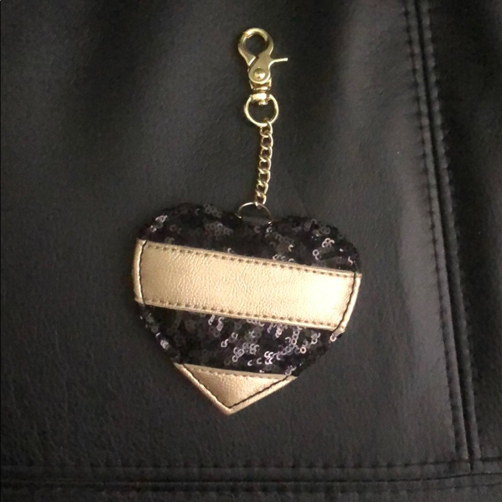 Betsey Johnson Heart Keychain